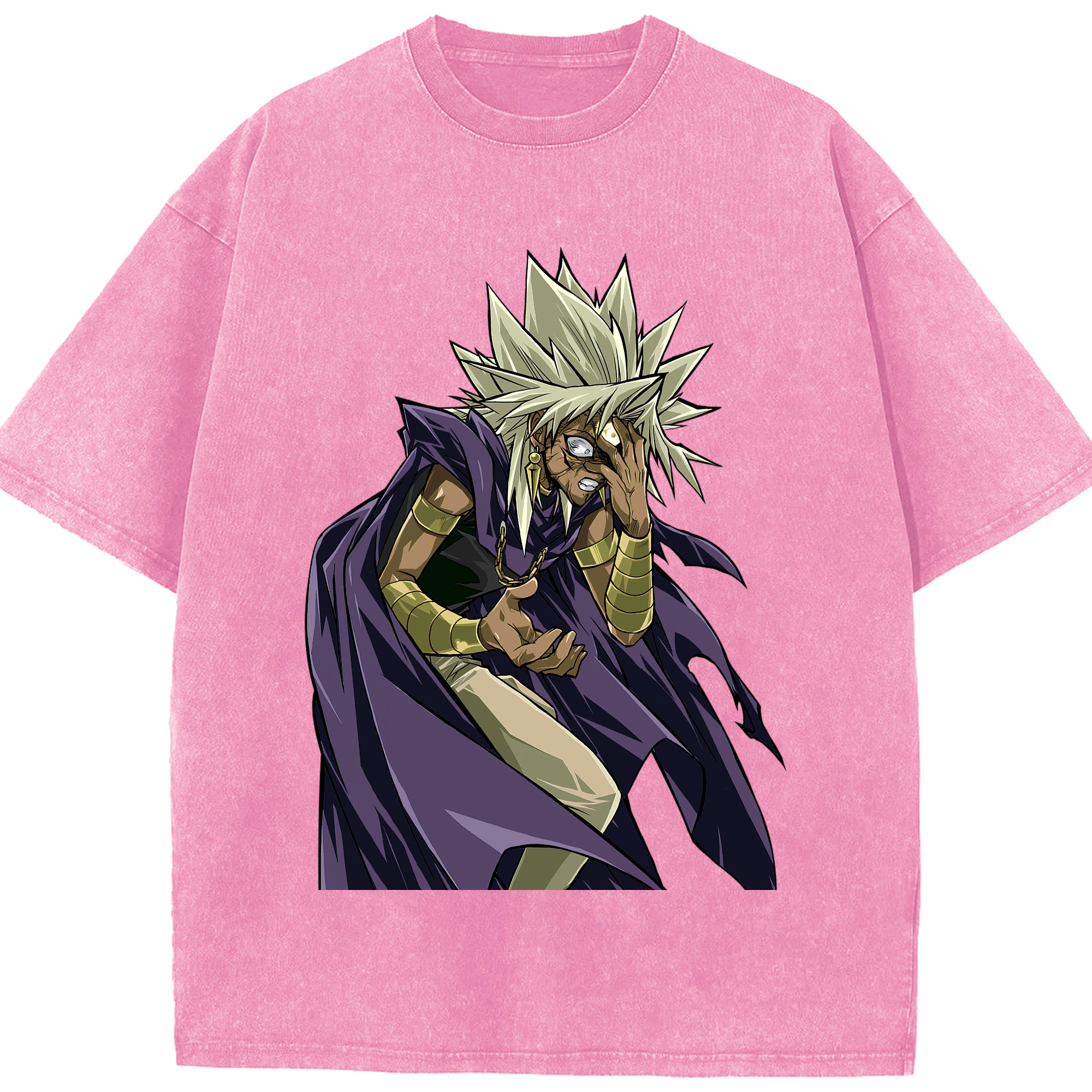 （画像用） 遊☆戯☆王 Yu-Gi-Oh! 綿100% ヴィンテージ風 半袖Tシャツ（フロントプリント）